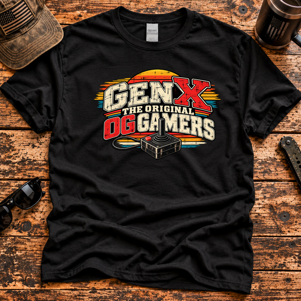 Gen X – The Original OG Gamers Retro Gaming T-Shirt