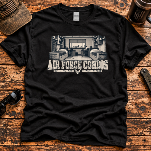 Air Force Condos – Military Housing Humor T-Shirt