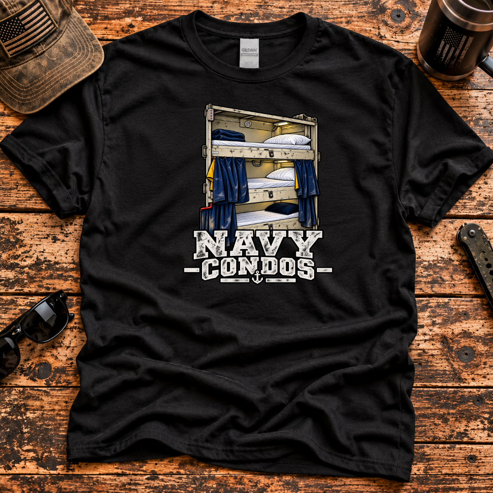 Navy Condos – Shipboard Rack T-Shirt