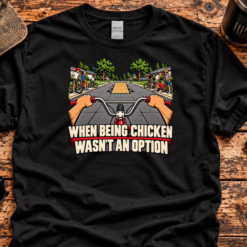 When Being Chicken Wasn't an Option – Retro BMX T-Shirt