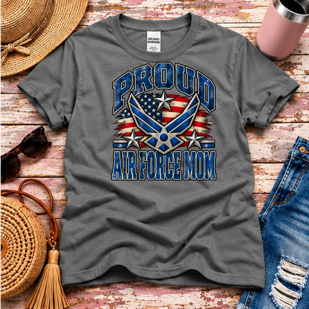 Proud Air Force Mom T-Shirt – USAF Family Pride