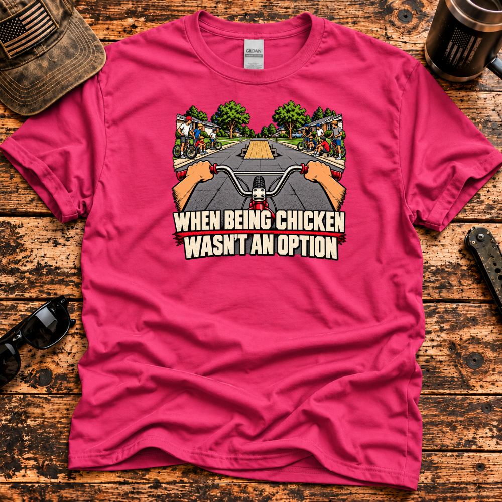 When Being Chicken Wasn't an Option – Retro BMX T-Shirt