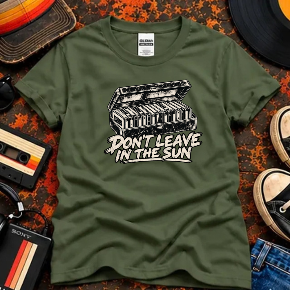 Don’t Leave It in the Sun – Gen X Cassette T-Shirt