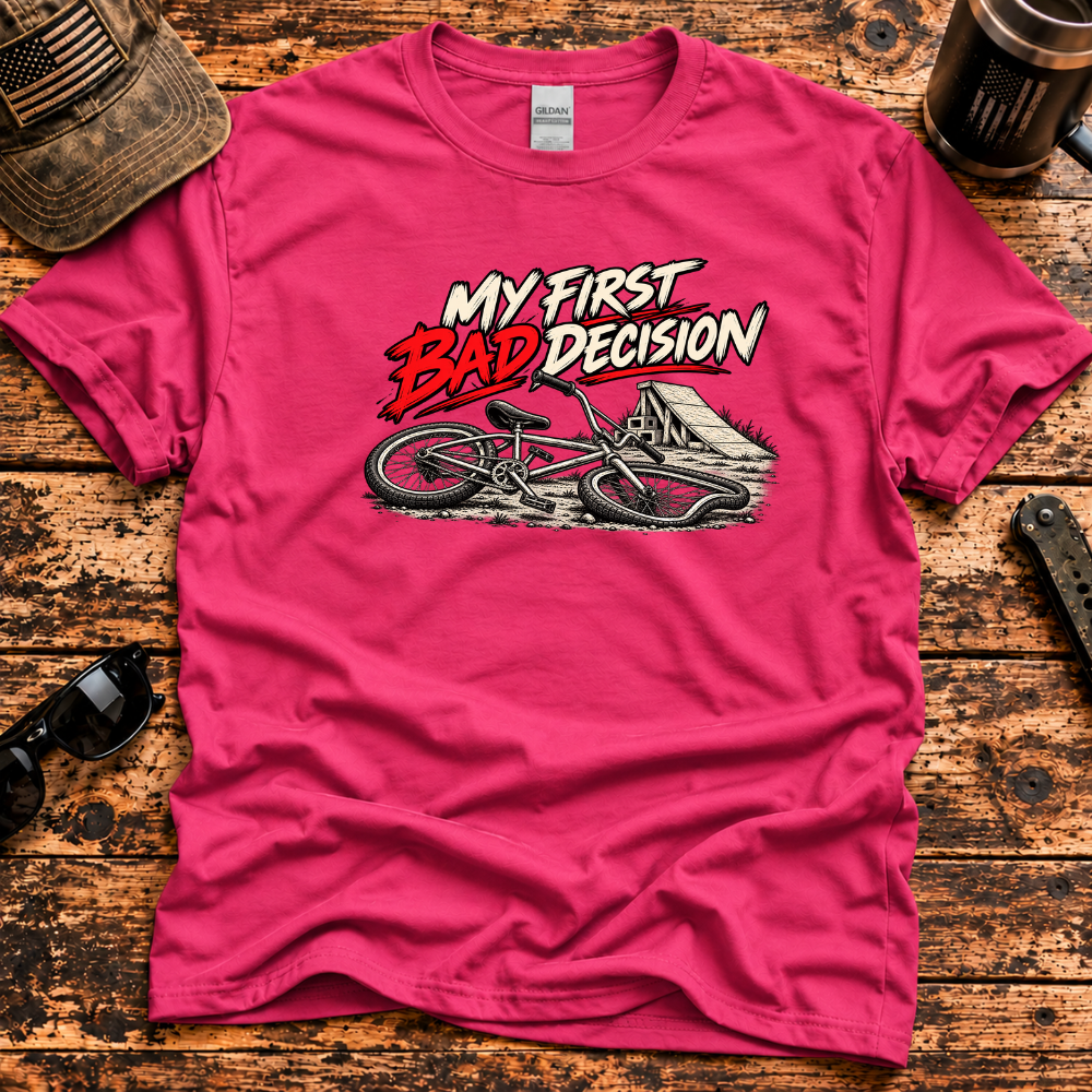 My First Bad Decision – Retro BMX T-Shirt