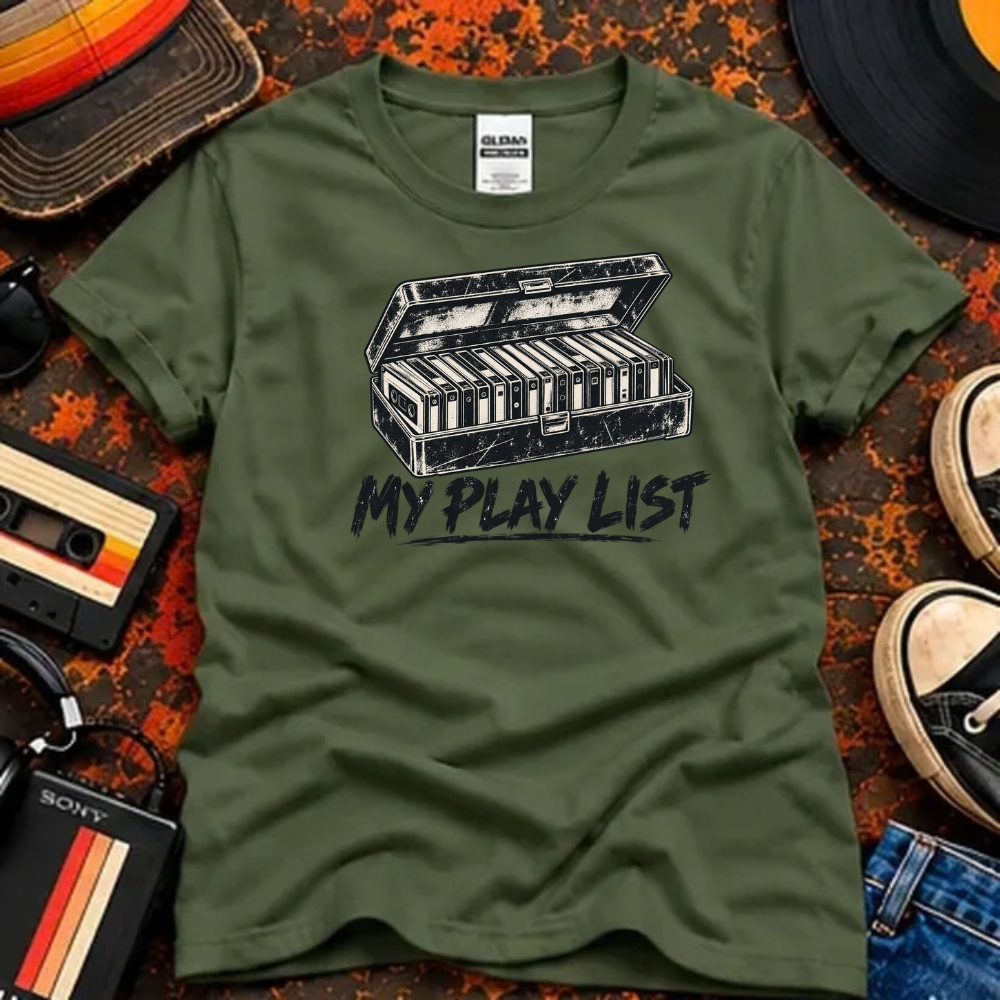 My Play List – Gen X Cassette Tape T-Shirt