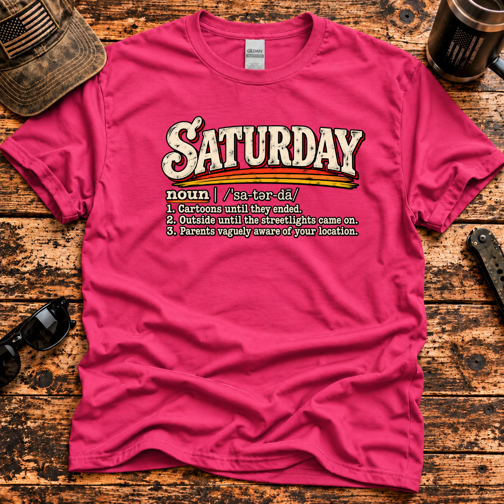 Saturday Definition – Gen X Childhood T-Shirt