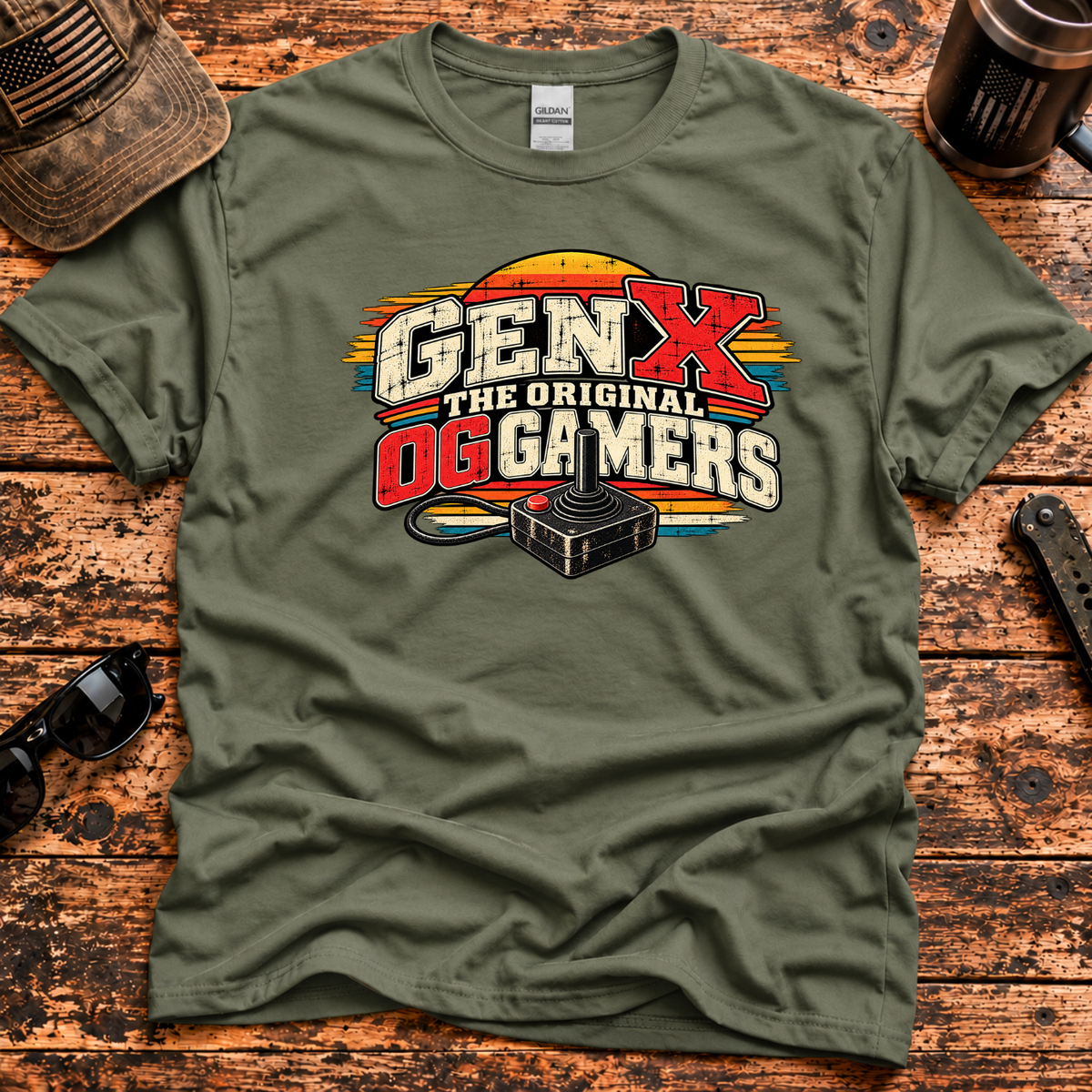 Gen X – The Original OG Gamers Retro Gaming T-Shirt
