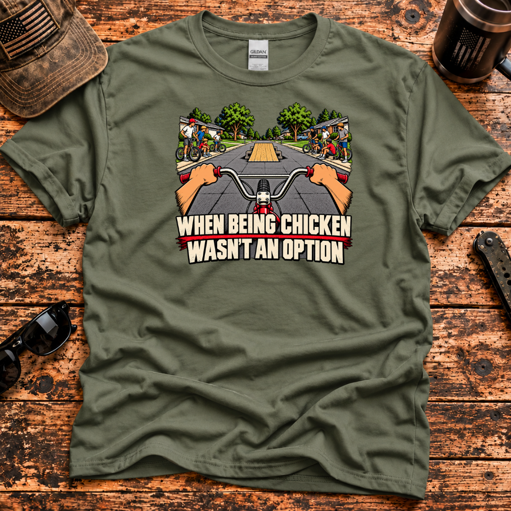 When Being Chicken Wasn't an Option – Retro BMX T-Shirt