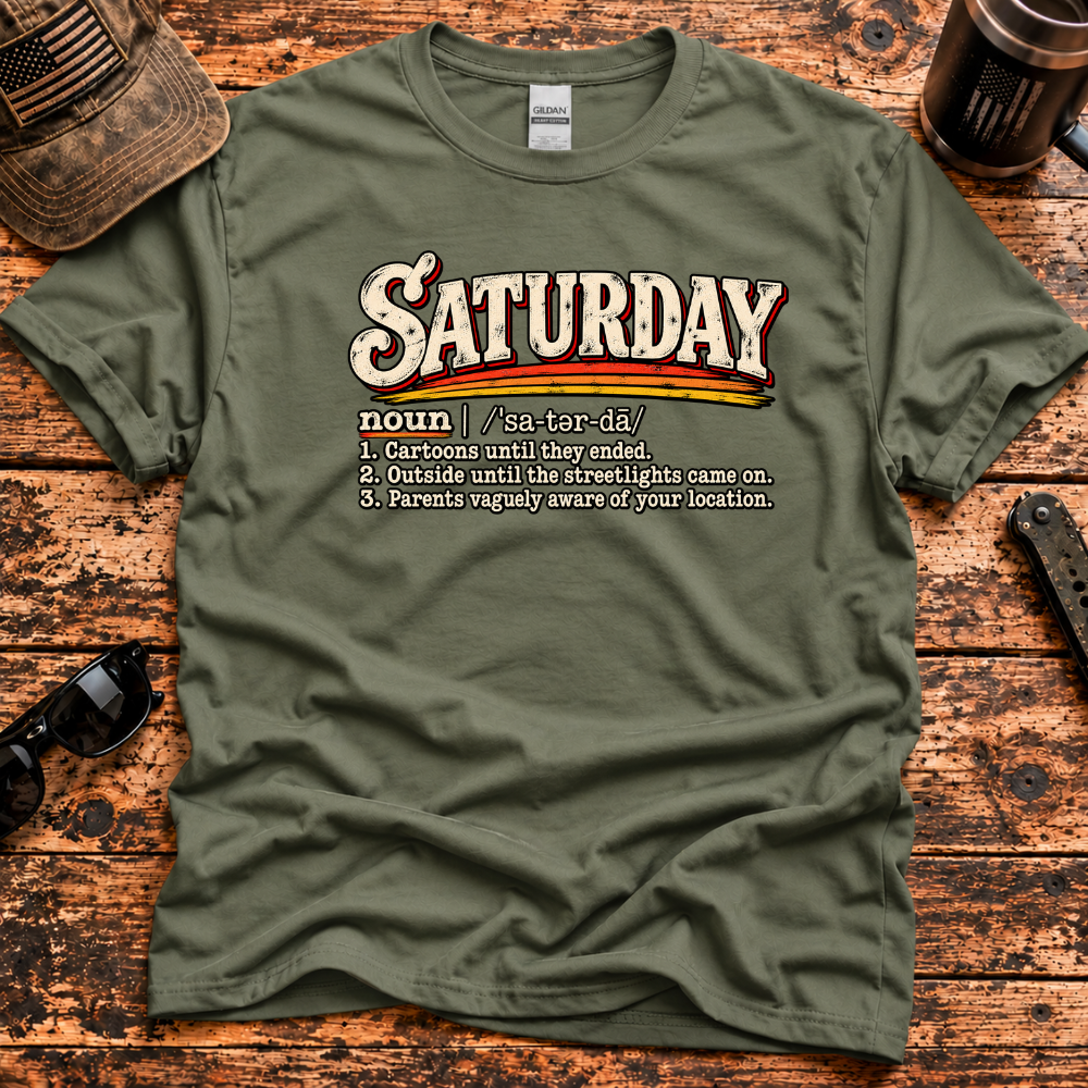 Saturday Definition – Gen X Childhood T-Shirt