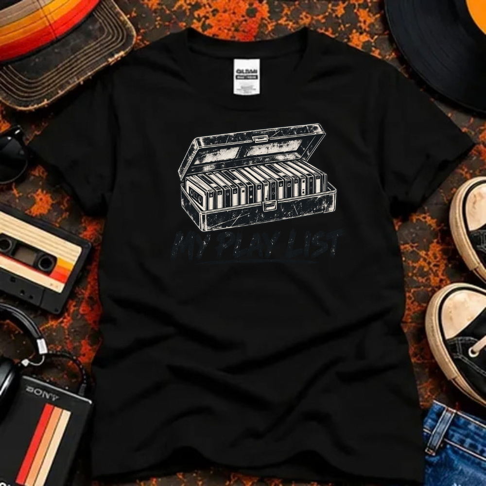 My Play List – Gen X Cassette Tape T-Shirt