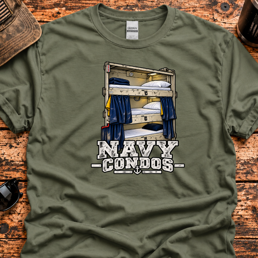Navy Condos – Shipboard Rack T-Shirt