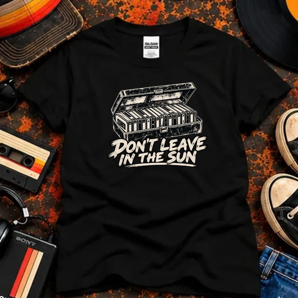Don’t Leave It in the Sun – Gen X Cassette T-Shirt