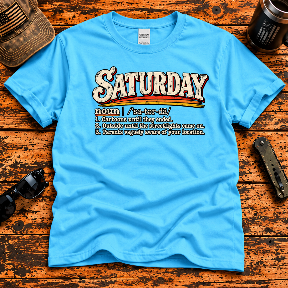 Saturday Definition – Gen X Childhood T-Shirt
