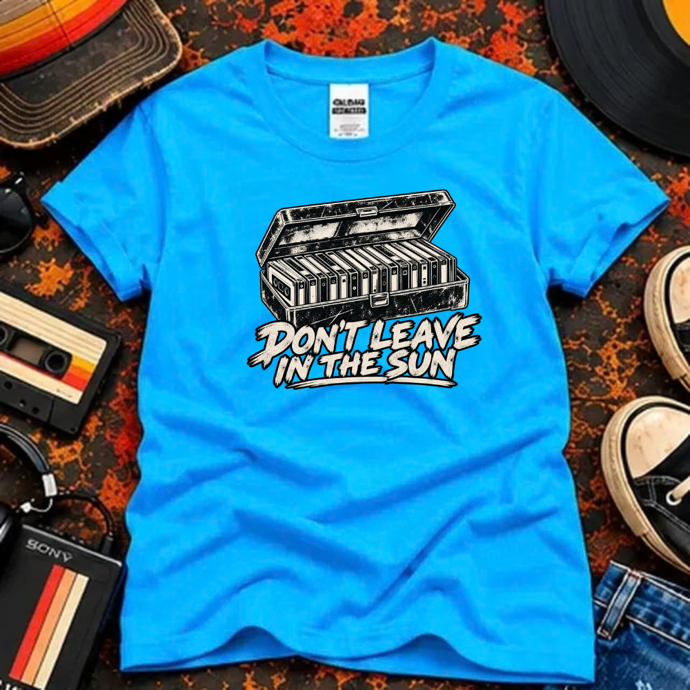 Don’t Leave It in the Sun – Gen X Cassette T-Shirt