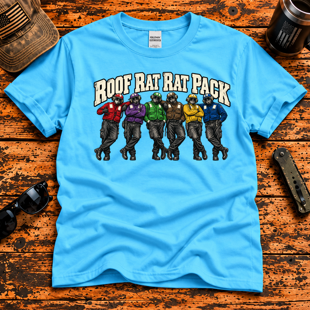 Roof Rat Rat Pack – Navy Flight Deck T-Shirt