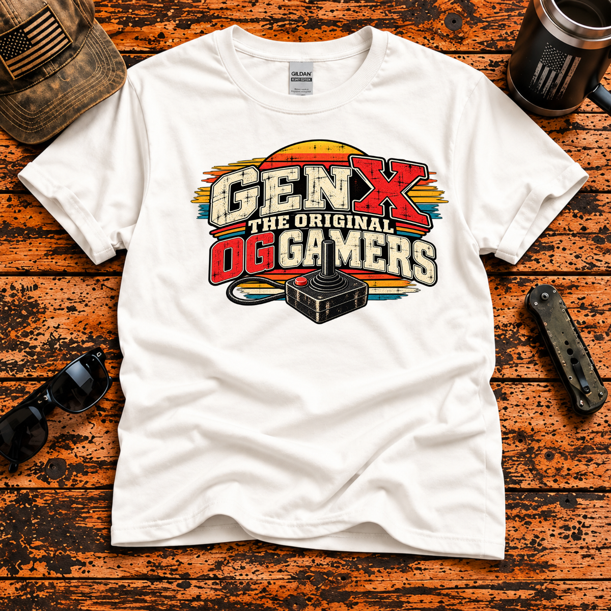 Gen X – The Original OG Gamers Retro Gaming T-Shirt