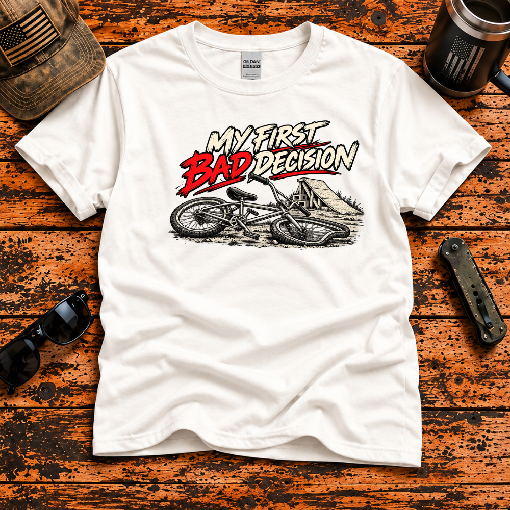 My First Bad Decision – Retro BMX T-Shirt