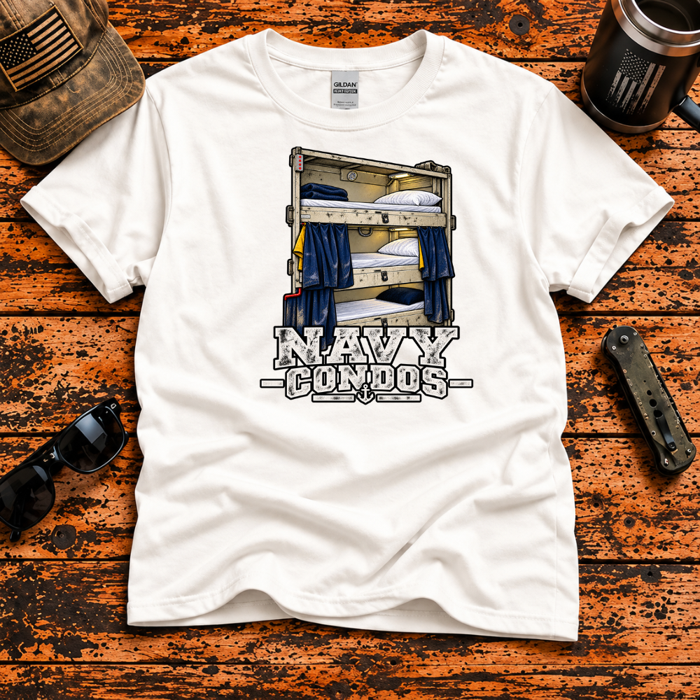 Navy Condos – Shipboard Rack T-Shirt