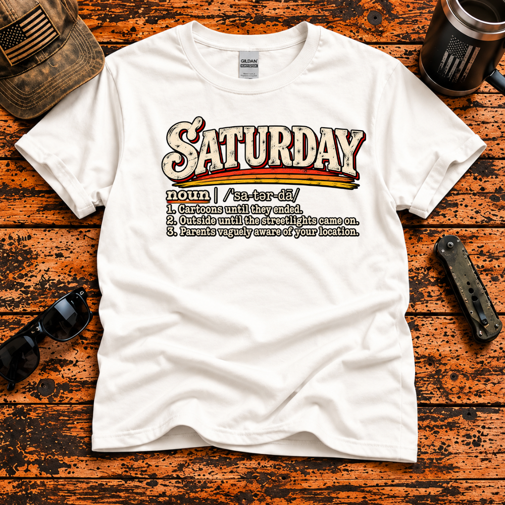 Saturday Definition – Gen X Childhood T-Shirt