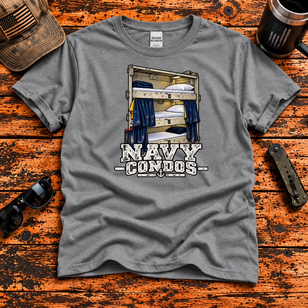 Navy Condos – Shipboard Rack T-Shirt