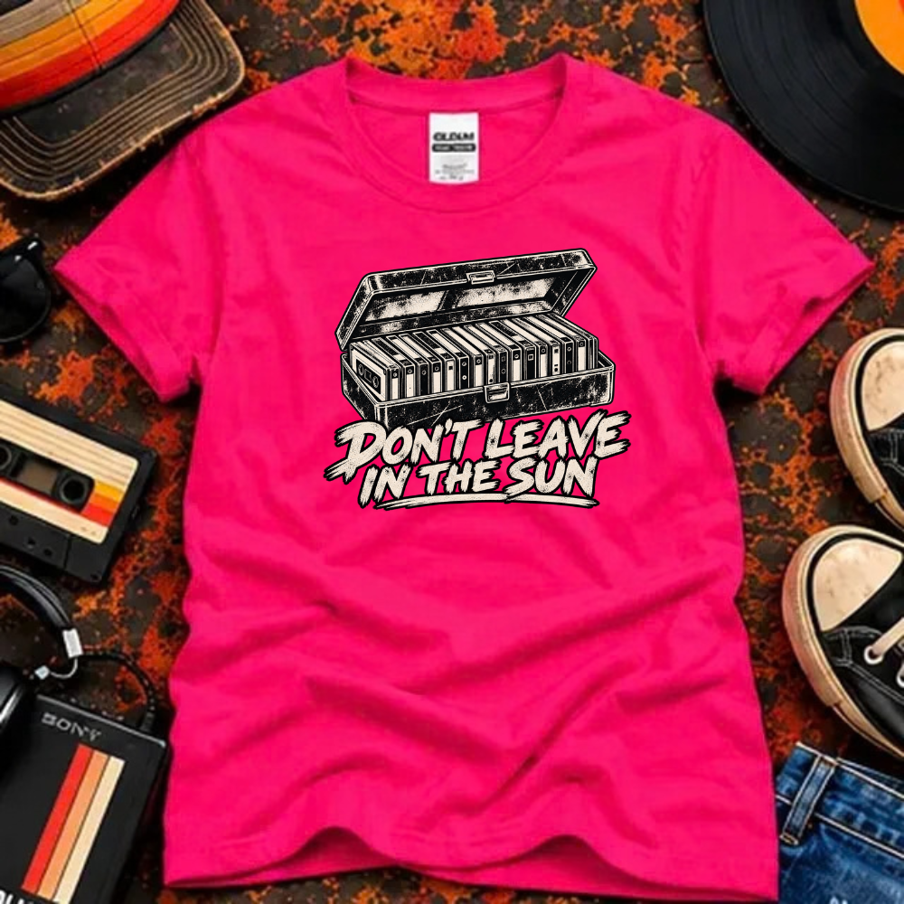 Don’t Leave It in the Sun – Gen X Cassette T-Shirt