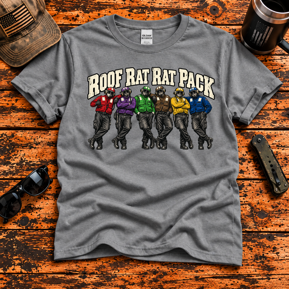 Roof Rat Rat Pack – Navy Flight Deck T-Shirt