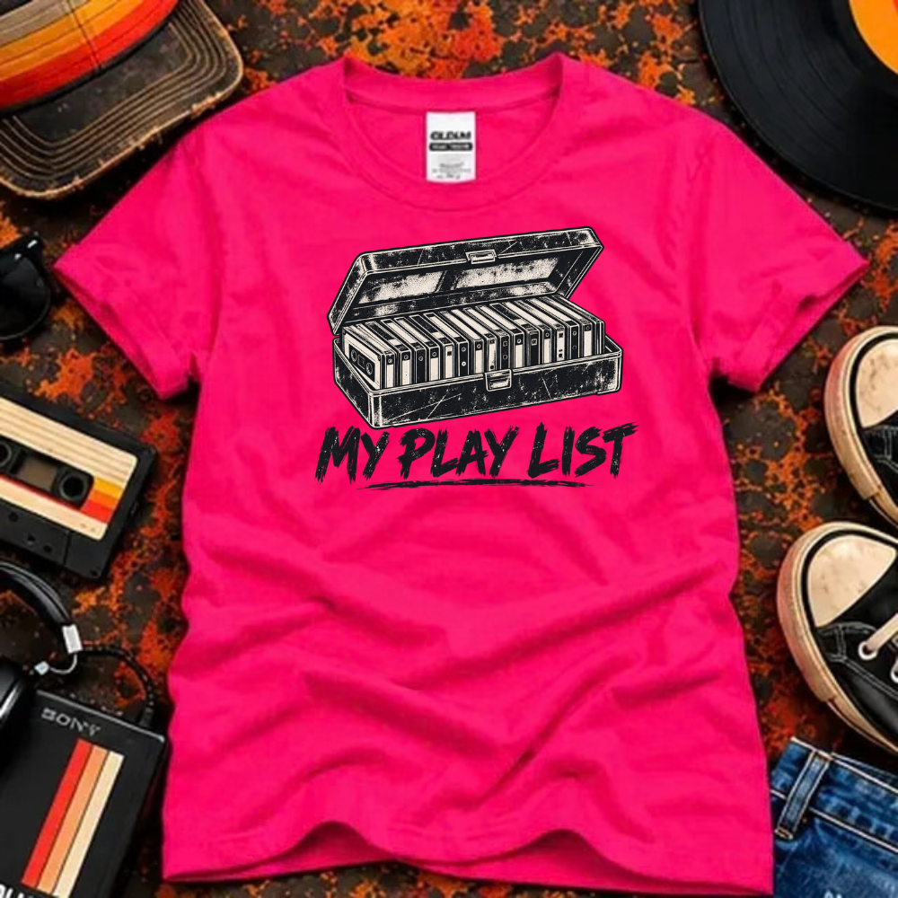 My Play List – Gen X Cassette Tape T-Shirt